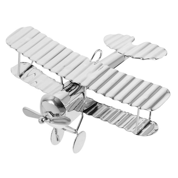 Retro Toys Vintage Aircraft Airplane Model Desk Iron Office