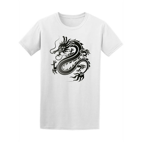 Retro Traditional Chinese Dragon T-Shirt Men -Image by Shutterstock, Male Large