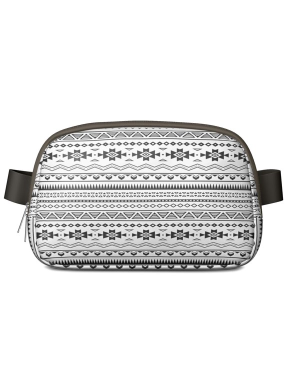 Retro Travel Sling Bag – Artistic Fanny Pack for Women – Durable Polyester Waist Pouch