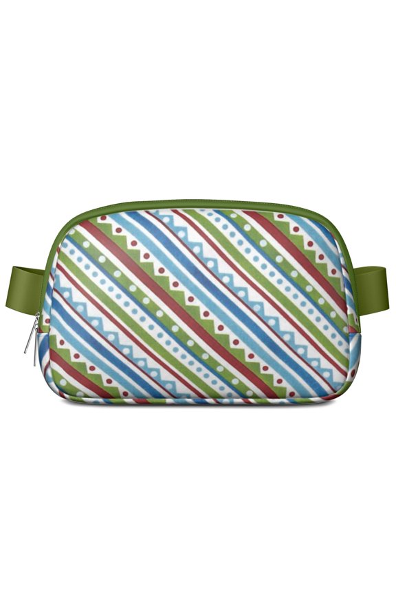 Retro Travel Sling Bag – Artistic Fanny Pack for Women – Durable Polyester Waist Pouch