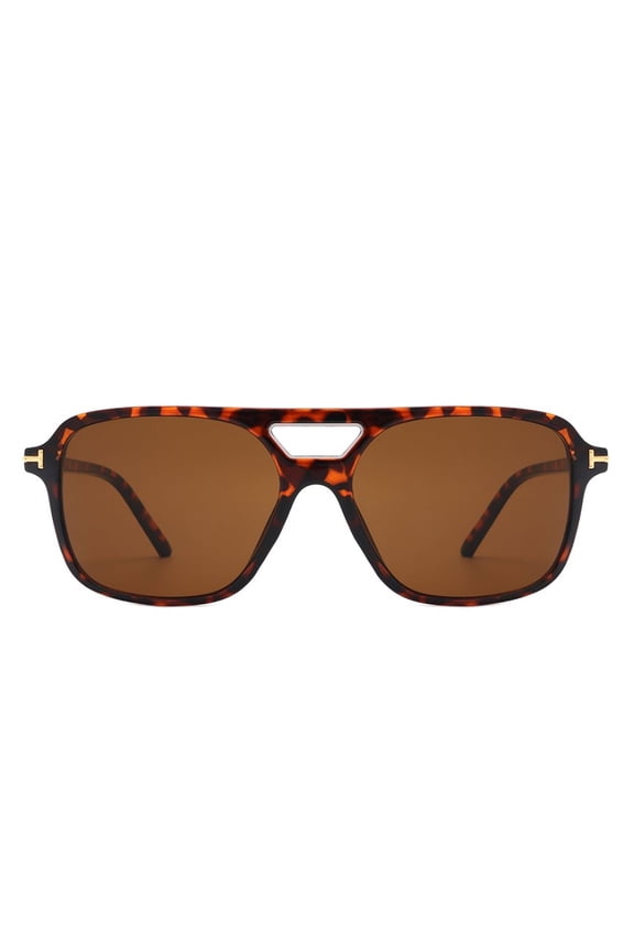 Retro Trendy Square Aviator Sunglasses Womens Mens 70s Classic Vintage Oversized Sun Glasses