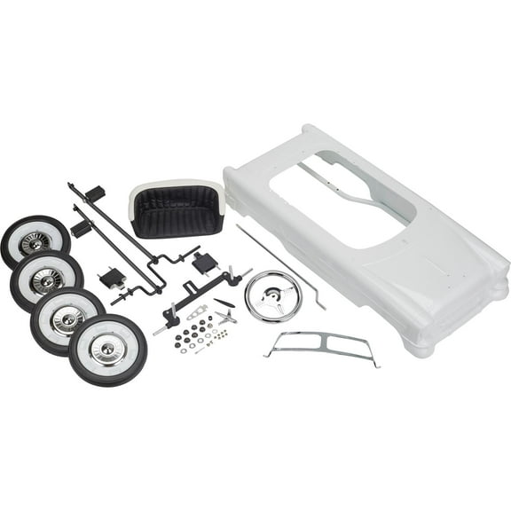 Retro Tri-Five 1955 Chevy Steel Metal Pedal Car, Customizable