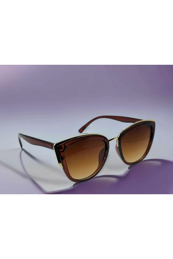 Retro Triangle Cat Eye Sunglasses | Cateye Sunglasses Vintage Tea