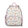 thumbnail image 1 of Retro Tropical Flower Backpack - Spine-Friendly Ergonomic Design for Teens, 1 of 5