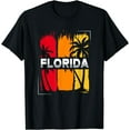 thumbnail image 1 of Retro Tropical Summer Vacation South Beach FL Miami Florida T-Shirt, 1 of 3