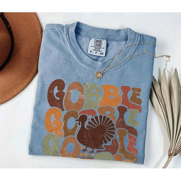 Retro Turkey Family Thanksgiving Sweatshirt | Comfort Colors Crewneck for Women | Cozy Thanksgiving Dinner Tee & Holiday Gift