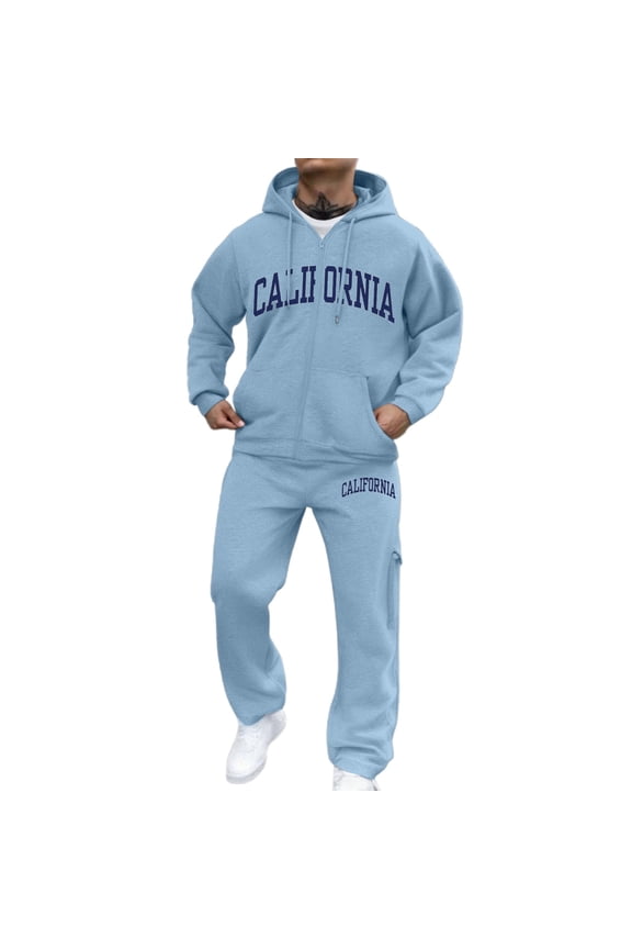 Retro Tweed 3-Piece Slim Fit Herringbone Suit, Men's Autumn Winter City Letter Pattern Formal Wear for Weddings, Proms, and Casual Gatherings