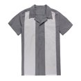 thumbnail image 1 of Retro Two-tone Men Shirt Solid Casual Shirt, 1 of 5