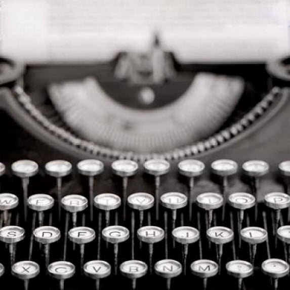 Retro-Typewriter - 1 Poster Print by Alan Blaustein