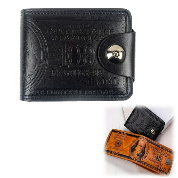 Retro US Dollar Folding Card Holder,Men's Wallet,Gifts Under $10 for Adults,Gifts for Dad,Gifts for Him Under $10,Gifts for Men Under10,Gifts for Husband Boyfriend Under $10,for Birthday,Father's Day