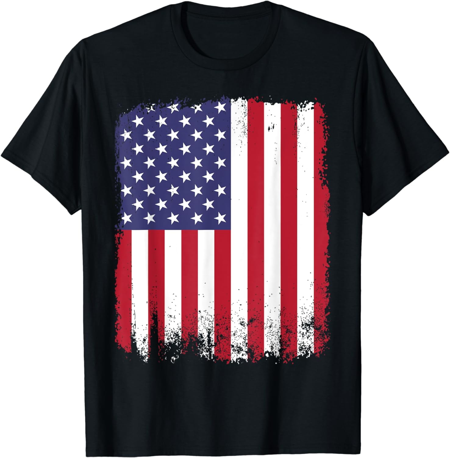 Style3 USA Bandiera Na-zionale T-Shirt Da Donna Stati Uniti D'America Stars Stripes, Colore:Bianco, Dimensione:XS - Foto 3