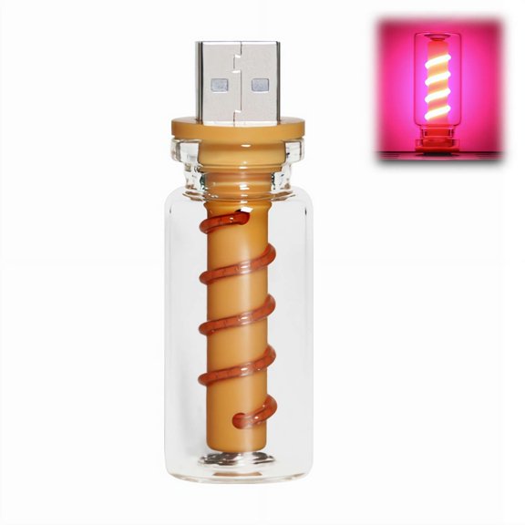 Retro USB Night Light, Touch Adjustment Lights,Plug in Mini USB LED Bulb for Car