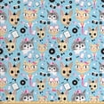 thumbnail image 1 of Ambesonne Retro Fabric by the Yard Upholstery, Hipster Animals Bow Tie, 3 Yards, Multicolor, 1 of 4