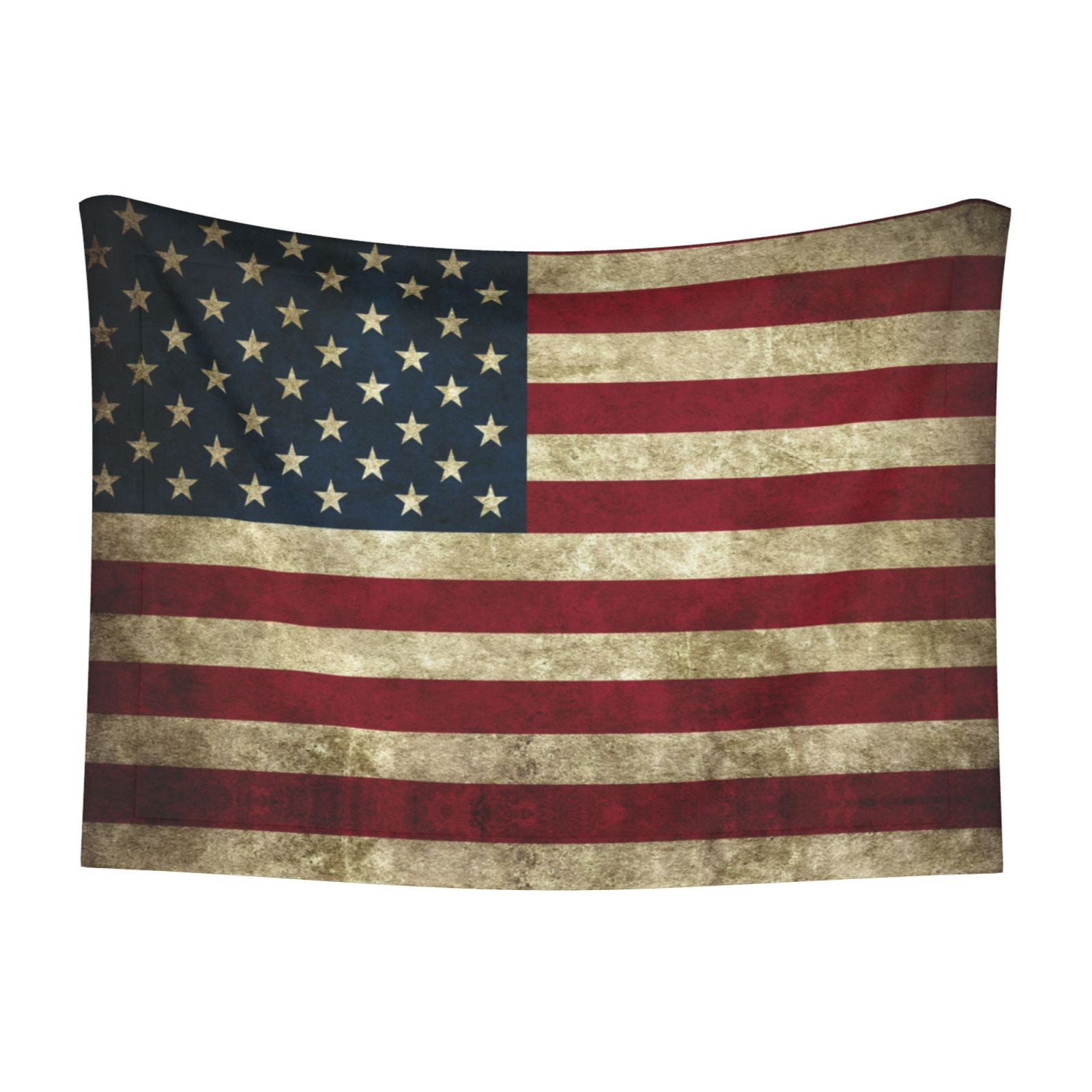 Retro Us America Flag Dog Blanket Soft Warm Flannel Cat Blanket Great Pet Throw for Cats Puppy Small Medium Large Dog