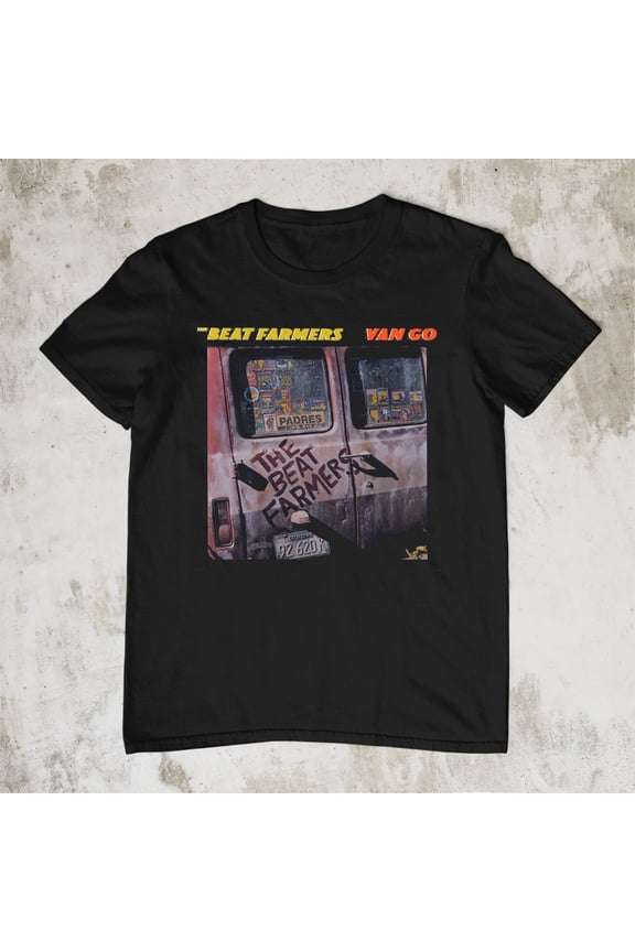 Retro Van Go The Beat Farmers T-Shirt Classic Black Unisex S-234XL NE640
