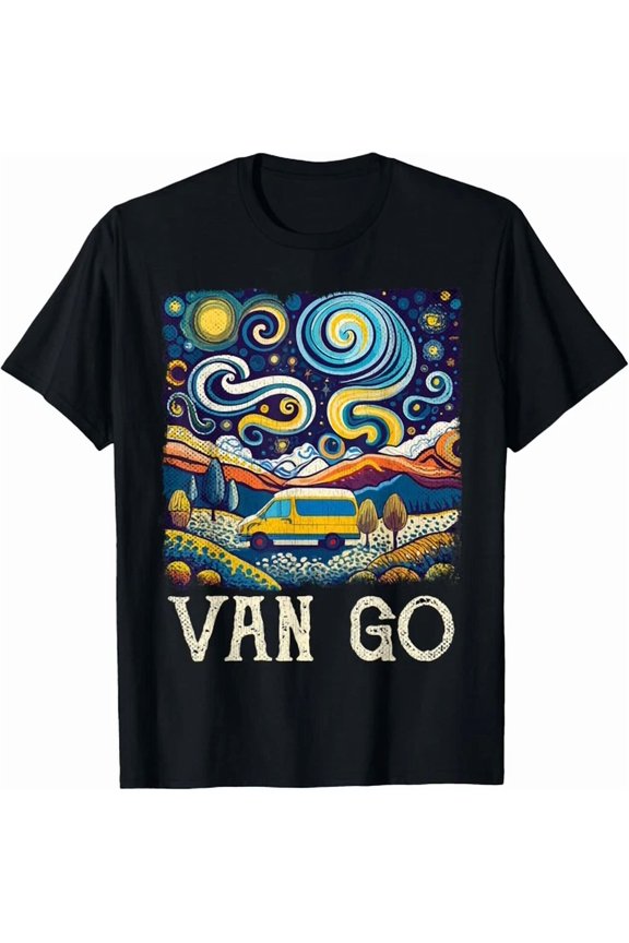 Retro Van Life Nomad Graphic Design T-shirt