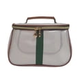 thumbnail image 1 of Retro Vanity Cosmetic Organizer Large Capacity Transparent Toiletry Travel Bag For Women, 1 of 4