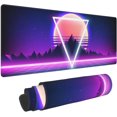 thumbnail image 1 of Retro Vaporwave Gaming Mouse Pad Cool Desk Mat Synthwave Neon Large XL Long Extended Pads Big Mousepad for Home Office Decor Accessories, 1 of 6
