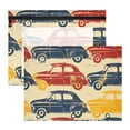 thumbnail image 1 of Retro Vehicles 3-Ring Binder Pouches A4 Size Zipper Pocket File Storage 2 Packs, 1 of 6