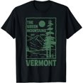 thumbnail image 1 of Retro Vermont Green Mountains Graphic T-Shirt Vintage Nature Hiking Outdoor Adventure Tee for Men and Women Unisex Short Sleeve Top, 1 of 6