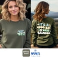thumbnail image 1 of Retro Vet Tech Sweatshirt: Save Animals, Two Sided Print SWEATSHIRT All Size S-5XL, 1 of 5