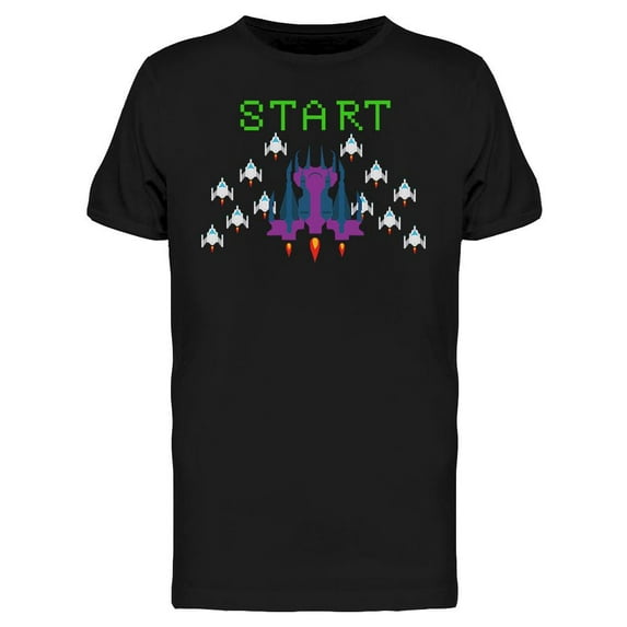 Retro Video Game T-Shirt Men -Image by Shutterstock, Male Medium