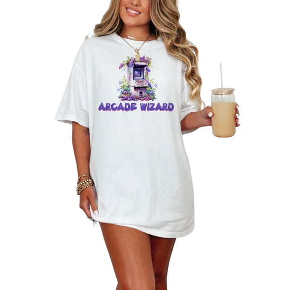 Retro Video Gaming T-Shirt, Vintage Gaming Graphic Tee, Nostalgic Gamer Shirt, Unique Gift for Gamers, Cool Casual Wear, Unisex Design, White Comfort Colors T-Shirt, Small