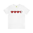 thumbnail image 1 of Retro Video game tshirt - Retro Arcade game tee- Pixelated Heart Container, 1 of 7
