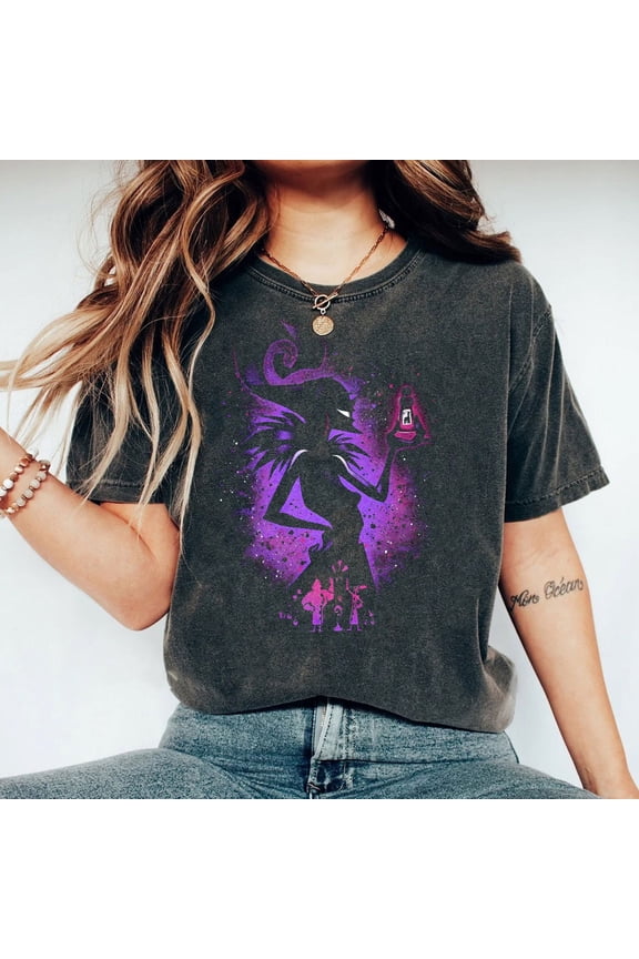 Retro Villains Yzma Disney Emperor'S New Groove Portrait Shirt, Yzma Llama Poison Comfort Colors T-shirt, Magic Kingdom, Disney Halloween, Disneyland Trip
