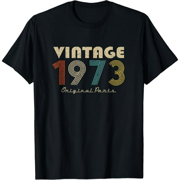 Retro Vintage 1973 Original Parts 46th Birthday T-Shirt
