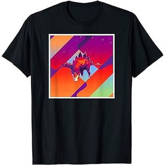 Retro Vintage Aesthetic Stegosaurus T-Shirt