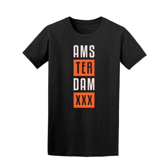 Retro Vintage Amsterdam Tee Men's -Image by Shutterstock