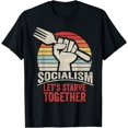 thumbnail image 1 of Retro Vintage Anti Communism Anti Socialism T-Shirt, 1 of 3