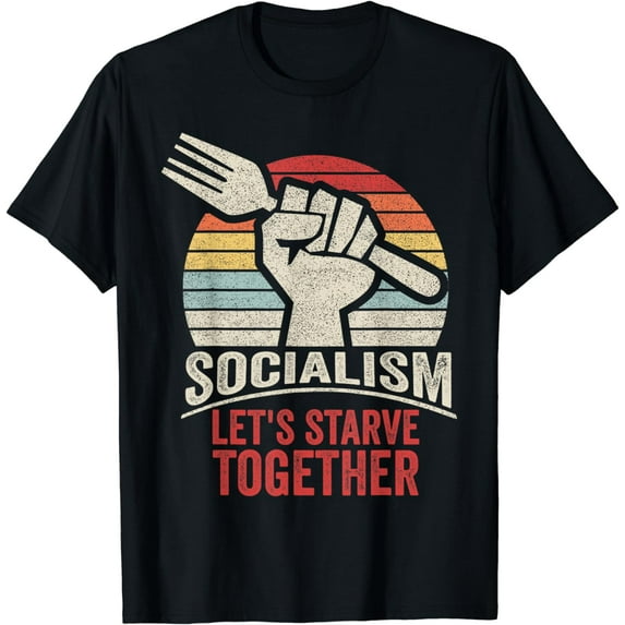 Retro Vintage Anti Communism Anti Socialism T-Shirt