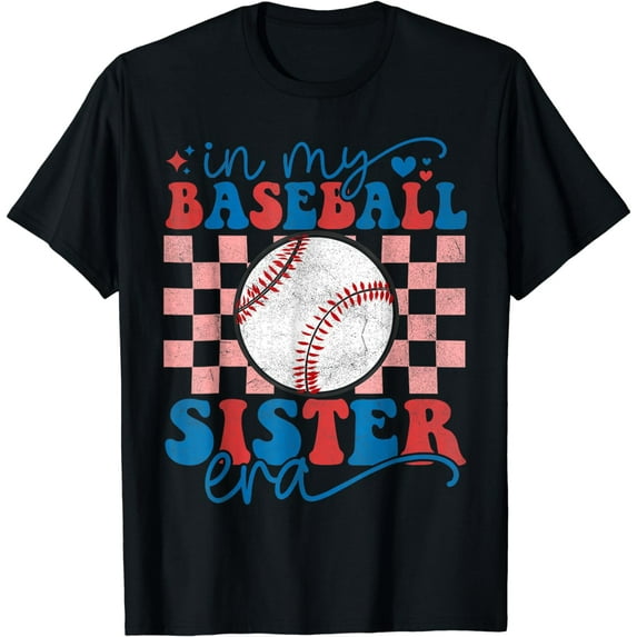 Retro Vintage Baseball Sister T-Shirt