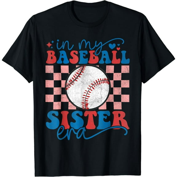 Retro Vintage Baseball Sister T-Shirt