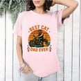 thumbnail image 1 of Retro Vintage Best Cat Dad Ever Fathers Day Funny Father T-Shirt, for men & women, up to size 5XL, 1 of 3