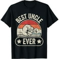 thumbnail image 1 of Retro Vintage Best Uncle Ever Fist-bump T-Shirt mens t shirt，black，women，funny，misfits，men，journey，t-shirt, 1 of 4