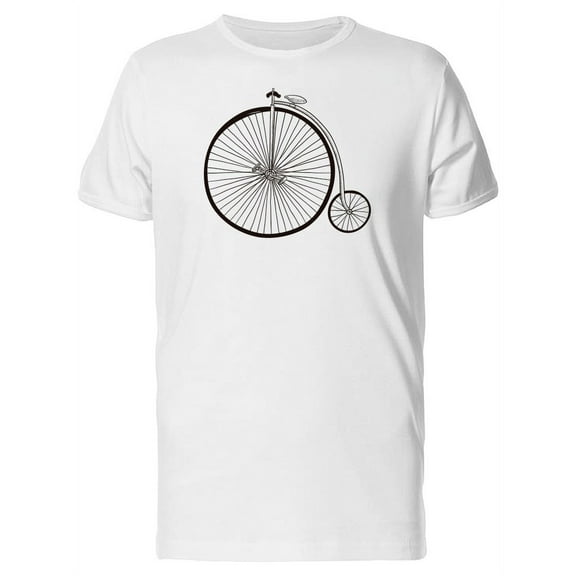 Retro Vintage Bicycle T-Shirt Men -Image by Shutterstock, Male Small