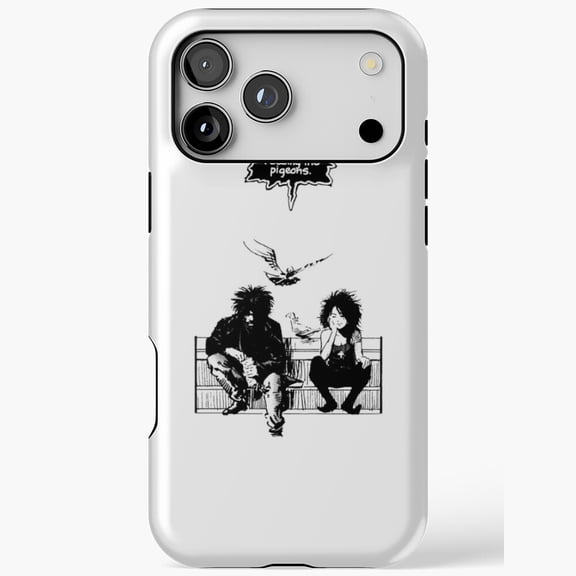 Retro Vintage Bird Pigeon Feed Fun Art Case for iPhone 11 12 13 14 15 16 17 Pro Max