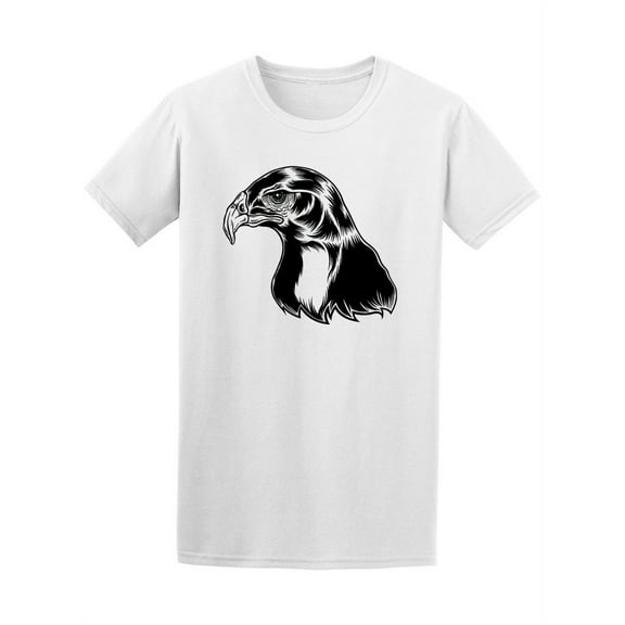 Retro Vintage Black Hawk Sketch Tee Men's -Image by Shutterstock