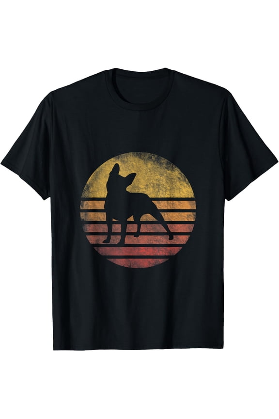 Retro Vintage Boston Terrier Dog Shirt 70s Silhouette Breed T-Shirt