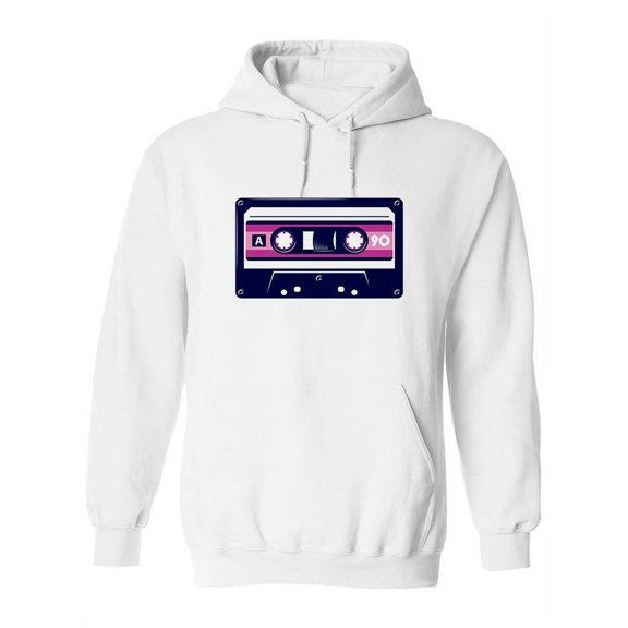 Retro Vintage Cassette Tape. Hoodie Women -Image by Shutterstock, Female x-Large