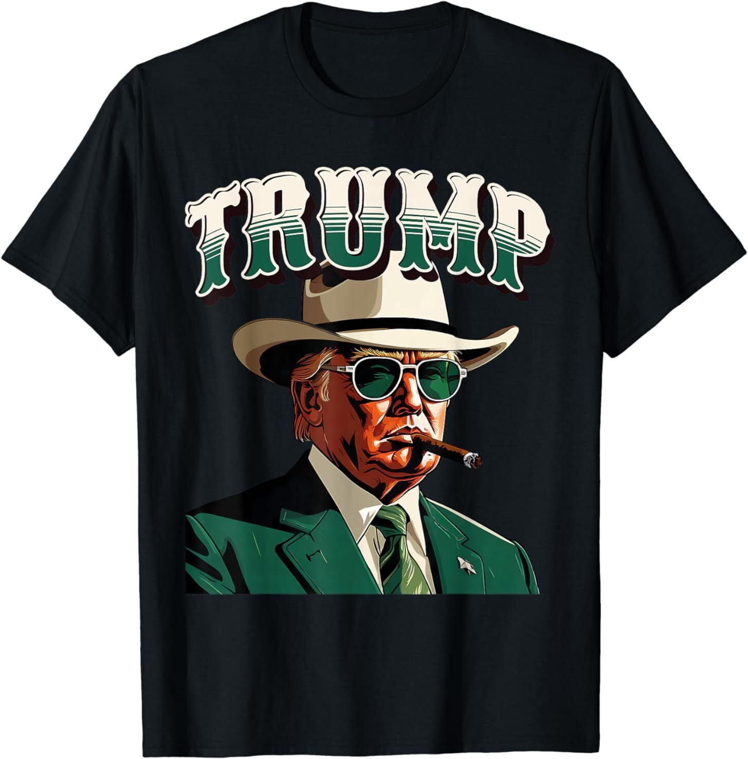 Retro Vintage Cowboy Western Daddy Donald Trump President TShirt