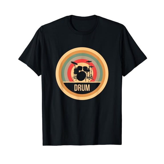 Retro Vintage Drums T-Shirt for drummers