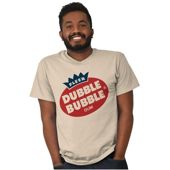 Retro Vintage Dubble Bubble Gum Logo Men's Graphic T Shirt Tees Brisco Brands S