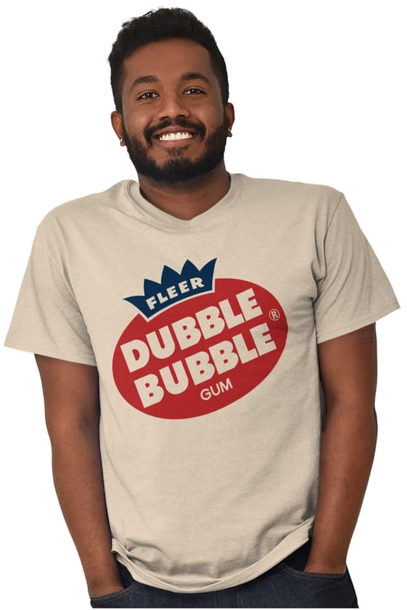 Retro Vintage Dubble Bubble Gum Logo Men's Graphic T Shirt Tees Brisco Brands S
