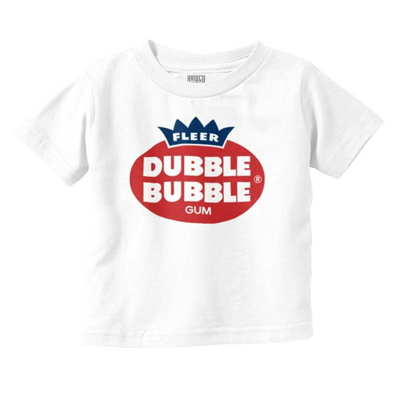 Retro Vintage Dubble Bubble Gum Logo Toddler Boy Girl T Shirt Infant Toddler Brisco Brands 18M