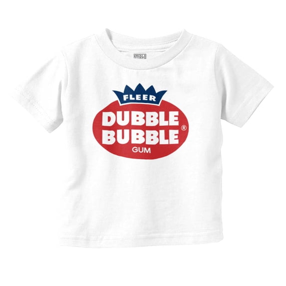 Retro Vintage Dubble Bubble Gum Logo Toddler Boy Girl T Shirt Infant Toddler Brisco Brands 4T