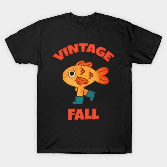 Retro Vintage Fall Autumn Season Aesthetic Graphic, H40262 T-Shirt, for Men and Women, Up to Size 5XL